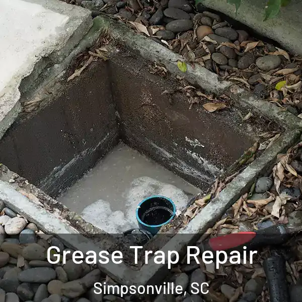  Grease Trap Repair Simpsonville, SC
