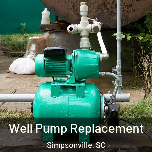  Well Pump Replacement Simpsonville, SC